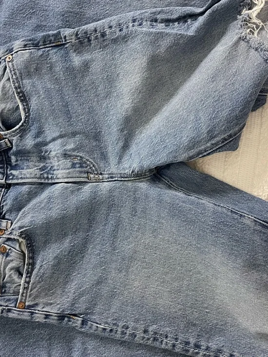 American Eagle Outfitters Light Blue Straight Leg Jeans - Picture 1 of 5